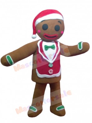 Gingerbread Man mascot costume