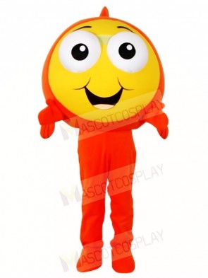 Orange Fish Mascot Costumes Sea Ocean