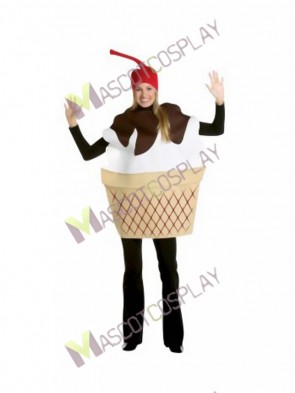 Ice Cream Sundae Mascot Costume