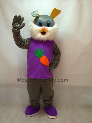 Easter Bunny Rabbit Plush Adult Mascot Costume
