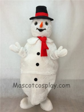 New Frosty Snowman Mascot Costume 