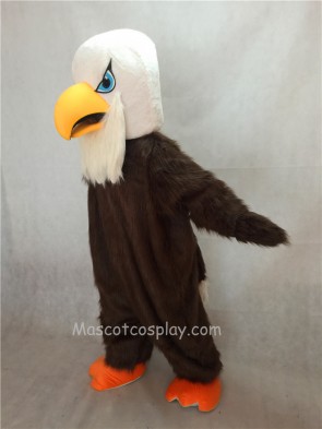Brown Hairy Arnold Eagle Mascot Costume