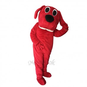 Lovely Red Dog Adult Mascot Costume