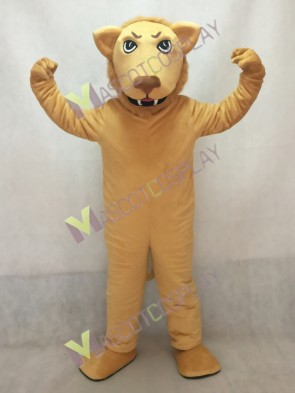 Tan Leslie Lion Mascot Costume