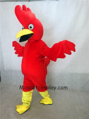 Red Bug Eyed Chicken Mascot Costume