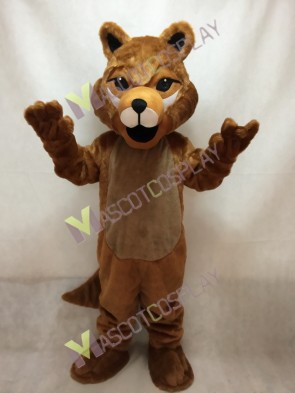 Brown Roger Wolf Mascot Costume