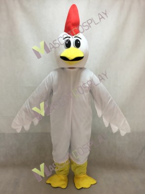 White Chicken Surprise Mascot Costume