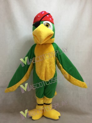 Green Polly Parrot Bird Mascot Costume