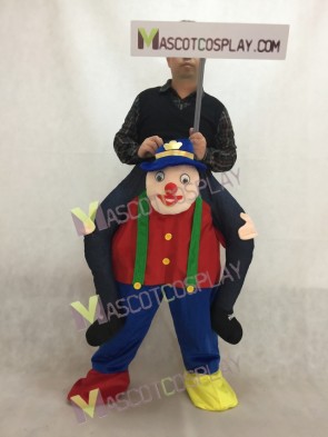 Carry Me Illusion Costume Piggy Back Circus Clown Mascot Costume Ride On Funny Fancy Dress