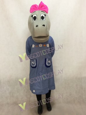 Hilary Hippo Head ONLY Mascot Costume