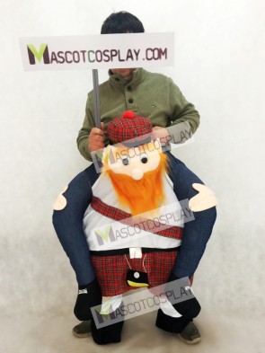 Carry Me Scottish Mascot Costume Ride On Piggy Back Scotsman 