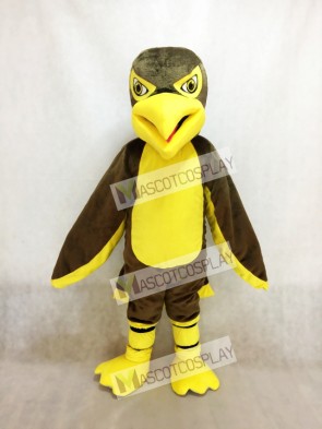 Brown and Yellow Hawk / Falcon Mascot Costume