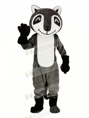 Gray Raccoon Mascot Costume Animal