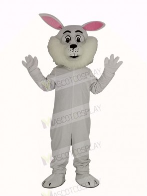 White Easter Bunny Rabbit Mascot Costume