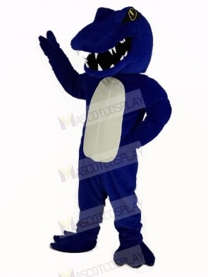 Sport Blue Alligator Mascot Costume