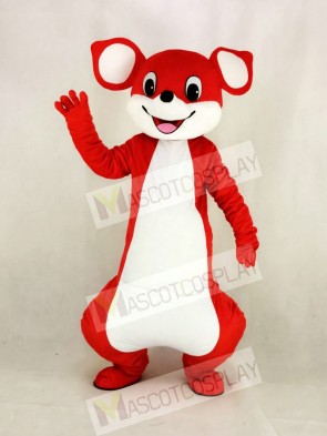 Cute Red Kangaroo Mascot Costume Cartoon
