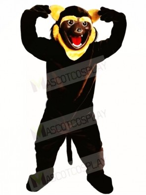 Black Fierce Wolf Wolverine Mascot Costumes 