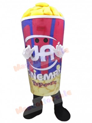 Popcorn mascot costume