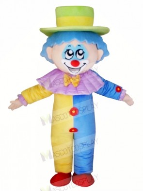 Funny Halloween Clown Mascot Costume Cartoon	
