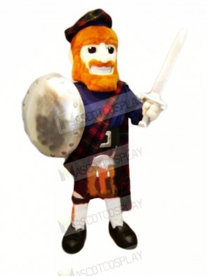 Best Quality Highlander Mascot Costume Cartoon