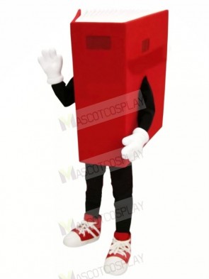 Red Book Mascot Costume Cartoon	