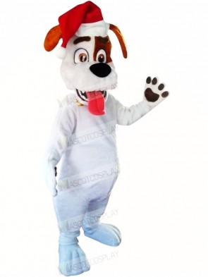 Christmas Puppy Dog Mascot Costume Cartoon	