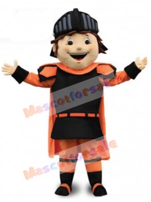 Boy Knight mascot costume