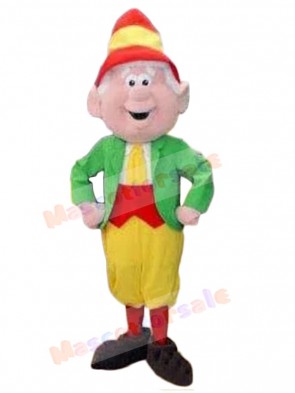 Friendly Leprechaun Elf Mascot Costume Cartoon