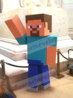Minecraft Steve mascot costume