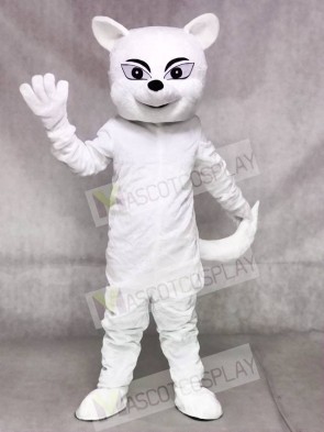 White Fox Mascot Costumes Animal