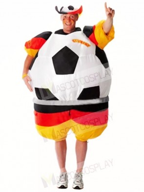World Cup Germany Football Soccer Player Inflatable Halloween Christmas Costumes for Adults