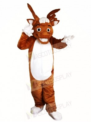 Brown Elk Wapiti Moose Mascot Costumes Animal