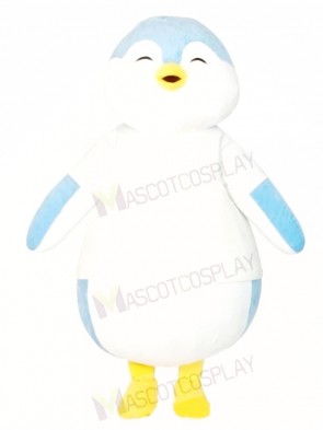 Blue and White Penguin Mascot Costumes 