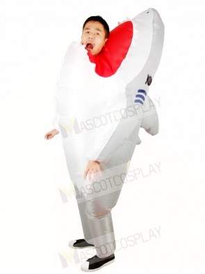 Ate by Shark Inflatable Halloween Xmas Costumes for Adults