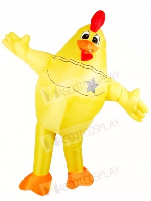 Chicken Cock Rooster Inflatable Halloween Xmas Costumes for Adults