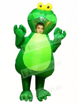 Green Frog Inflatable Halloween Xmas Costumes for Adults