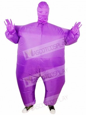 Purple Full Body Suit Inflatable Halloween Christmas Costumes for Adults