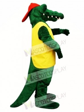 Tuff Gator with Shirt & Hat Mascot Costume