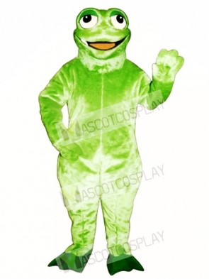 Jaunty Toad Frog Mascot Costume