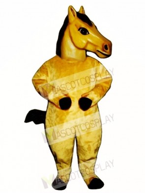 Cute Realistic Horse Mascot Costume