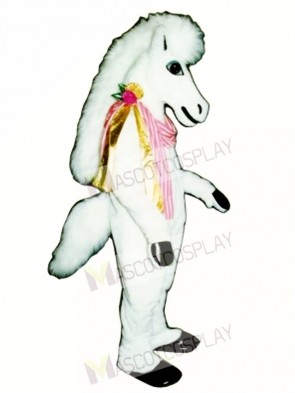 Carousel Horse with Neck Ribbon Mascot Costume