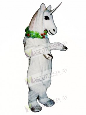 Unicorn with Garland Mascot Costume