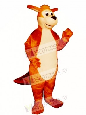 Jumping Kangaroo Mascot Costume