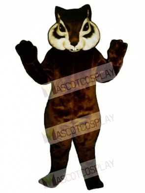 Realistic Chipmunk with Short Tail Mascot Costume