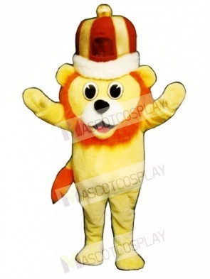 Cute Madcap Lion Mascot Costume