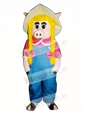 Cute Sally Sow Pig Piglet Hog Mascot Costume