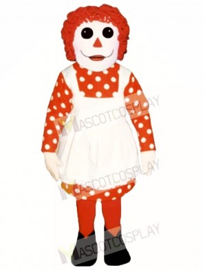 Girl Rag Doll Mascot Costume