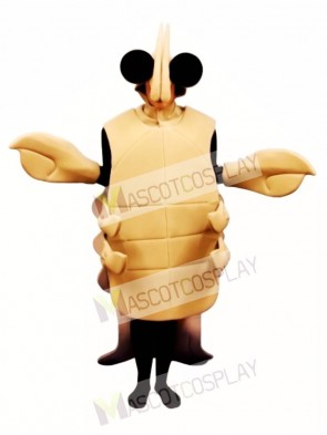 Tan Crayfish Mascot Costume