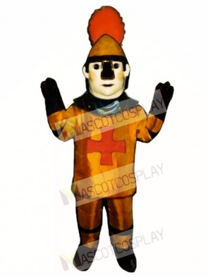 Golden Knight Mascot Costume