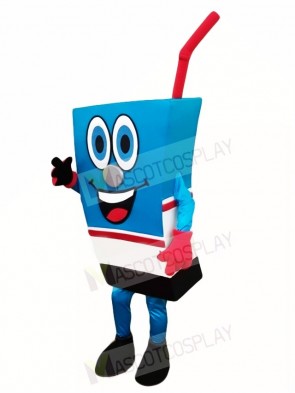 Blue Juice Box Mascot Costumes Drink